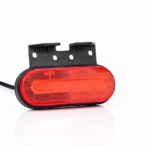 lampa obrysowa LED z odblaskiem czerwona