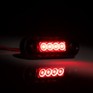 lampa obrysowa LED czerwona na rurę DARK Fristom FT-073