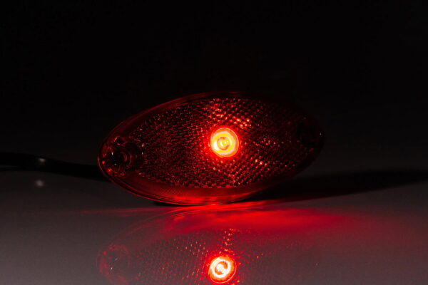 lampa obrysowa LED z odblaskiem Fristom FT-061 czerwona