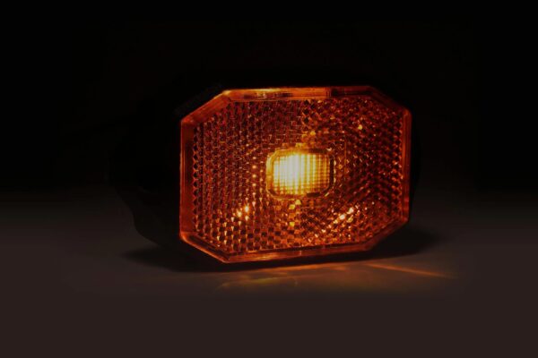 lampa obrysowa LED z odblaskiem Fristom FT-069 żółta
